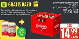Edeka Budweiser Budvar Original Angebot
