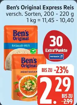 Edeka Ben's Original Express Reis Angebot