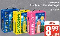 Edeka Grand Sud Chardonnay, Rose oder Merlot Angebot