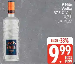 Edeka 9 Mile Vodka Angebot