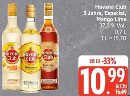 Edeka Havana Club 3 Jahre, Especial, Mango Lime Angebot