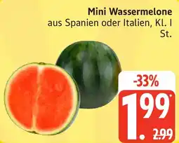 Edeka Mini Wassermelone Angebot