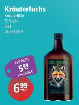 Getränke Hoffmann Kräuterfuchs Kräuterlikör Angebot