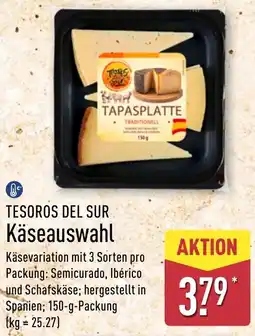 Aldi Nord TESOROS DEL SUR Käseauswahl Angebot