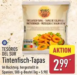 Aldi Nord TESOROS DEL SUR Tintenfisch-Tapas Angebot