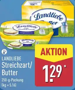 Aldi Nord LANDLIEBE Streichzart/ Butter Angebot