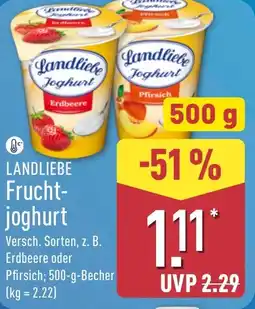 Aldi Nord LANDLIEBE Fruchtjoghurt Angebot