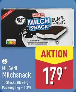Aldi Nord MILSANI Milchsnack Angebot