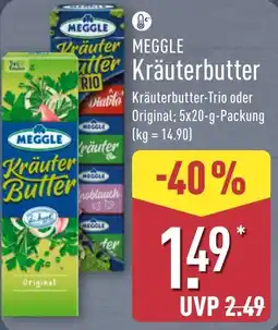 Aldi Nord MEGGLE Kräuterbutter Angebot