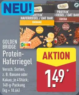 Aldi Nord GOLDEN BRIDGE Protein- Haferriegel Angebot