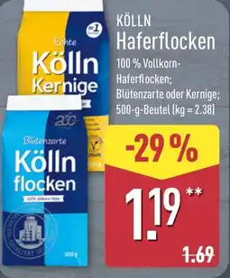 Aldi Nord KÖLLN Haferflocken Angebot