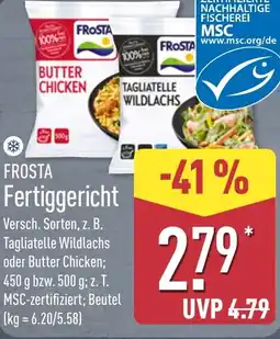 Aldi Nord FROSTA Fertiggericht Angebot