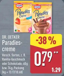 Aldi Nord DR. OETKER Paradiescreme Angebot