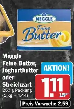 HIT Meggle Feine Butter, Joghurtbutter oder Streichzart Angebot