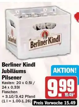 HIT BERLINER KINDL Jubiläums Pilsener Angebot