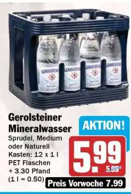 HIT Gerolsteiner Mineralwasser Angebot