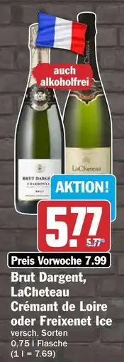 HIT Brut Dargent, LaChateau Crémant de Loire oder Freixenet Ice Angebot