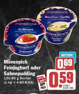HIT Mövenpick Feinjoghurt oder Sahnepudding Angebot