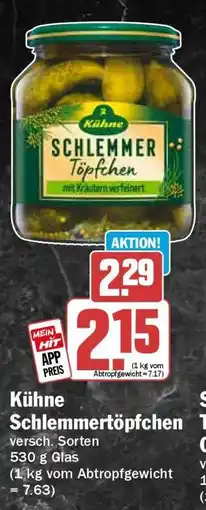 HIT Kühne Schlemmertöpfchen Angebot