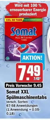 HIT Somat XXL Spülmaschinentabs Angebot
