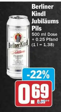 HIT BERLINER KINDL Jubiläums Pils Angebot