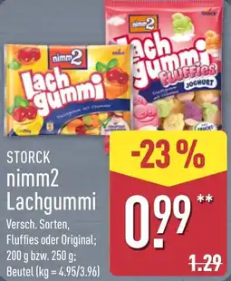 Aldi Nord STORCK nimm2 Lachgummi Angebot