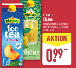 Aldi Nord PFANNER Eistee Angebot