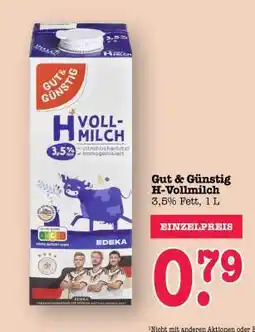 Scheck-in-Center Gut & Günstig H-Vollmilch Angebot
