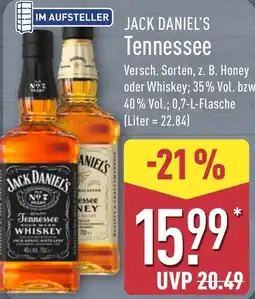 Aldi Nord JACK DANIEL'S Tennessee Angebot
