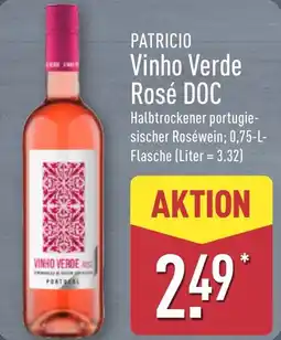 Aldi Nord PATRICIO Vinho Verde Rosé DOC Angebot