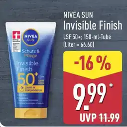 Aldi Nord NIVEA SUN Invisible Finish Angebot