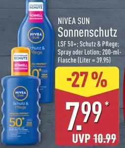 Aldi Nord NIVEA SUN Sonnenschutz Angebot