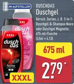 Aldi Nord DUSCHDAS Duschgel Angebot
