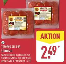 Aldi Nord TESOROS DEL SUR Chorizo Angebot
