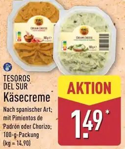 Aldi Nord TESOROS DEL SUR Käsecreme Angebot