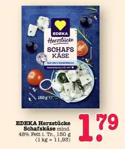 Scheck-in-Center EDEKA Herzstücke Schafskäse Angebot