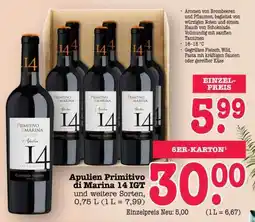 Scheck-in-Center Apulien Primitivo di Marina 14 IGT Angebot