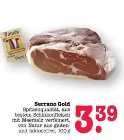Scheck-in-Center Serrano Gold Angebot