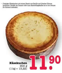 Scheck-in-Center Käsekuchen Angebot