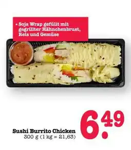 Scheck-in-Center Sushi Burrito Chicken Angebot