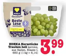 Scheck-in-Center EDEKA Herzstücke Trauben hell Angebot