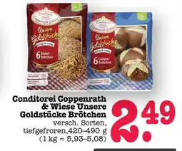 Scheck-in-Center Conditorei Coppenrath & Wiese Unsere Goldstücke Brötchen Angebot