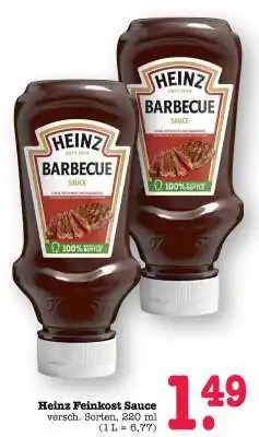 Scheck-in-Center Heinz Feinkost- Sauce Angebot