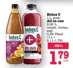 Scheck-in-Center Hohes C Angebot