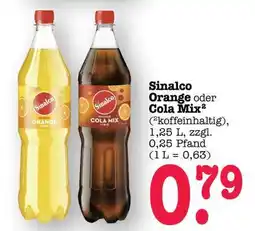 Scheck-in-Center Sinalco Orange oder Cola-Mix Angebot