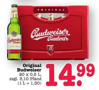 Scheck-in-Center Original Budweiser Angebot