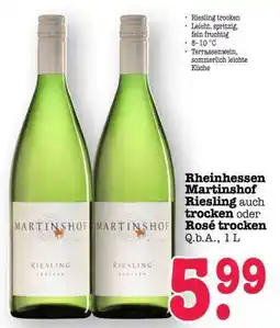 Scheck-in-Center Rheinhessen Martinshof Riesling Angebot