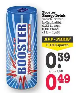 Scheck-in-Center Booster Energy-Drink Angebot