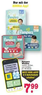 Scheck-in-Center Pampers Windeln Angebot