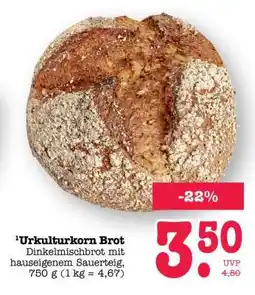 Scheck-in-Center Urkulturkorn Brot Angebot